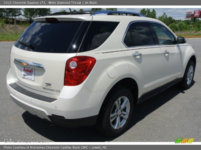 White Diamond Tricoat / Jet Black 2013 Chevrolet Equinox LTZ