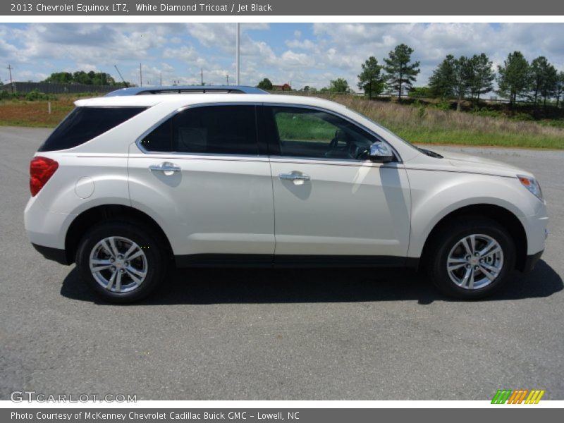 White Diamond Tricoat / Jet Black 2013 Chevrolet Equinox LTZ