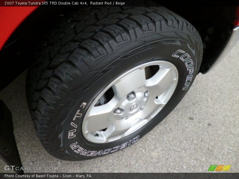 Radiant Red / Beige 2007 Toyota Tundra SR5 TRD Double Cab 4x4