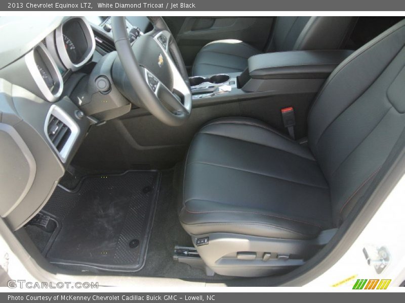 White Diamond Tricoat / Jet Black 2013 Chevrolet Equinox LTZ