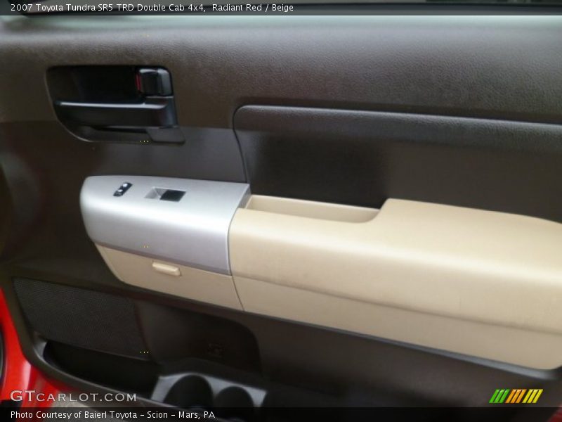 Radiant Red / Beige 2007 Toyota Tundra SR5 TRD Double Cab 4x4