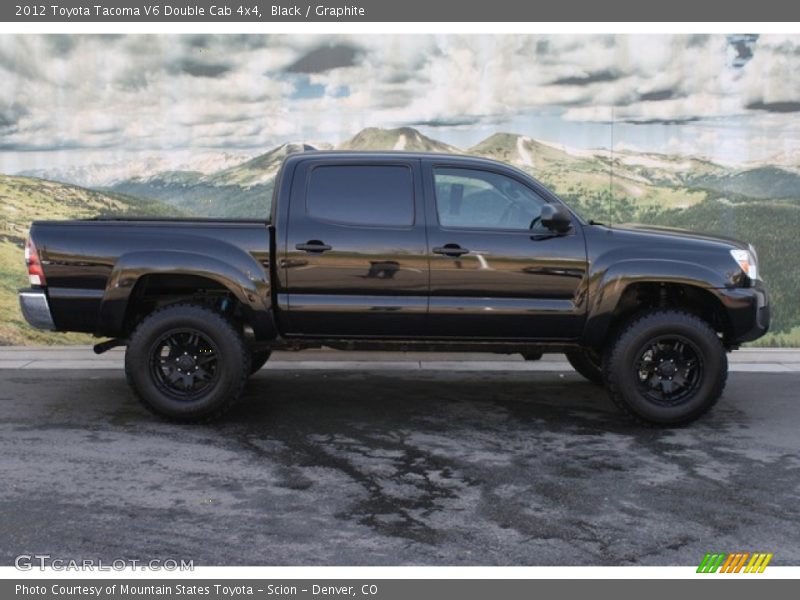 Black / Graphite 2012 Toyota Tacoma V6 Double Cab 4x4