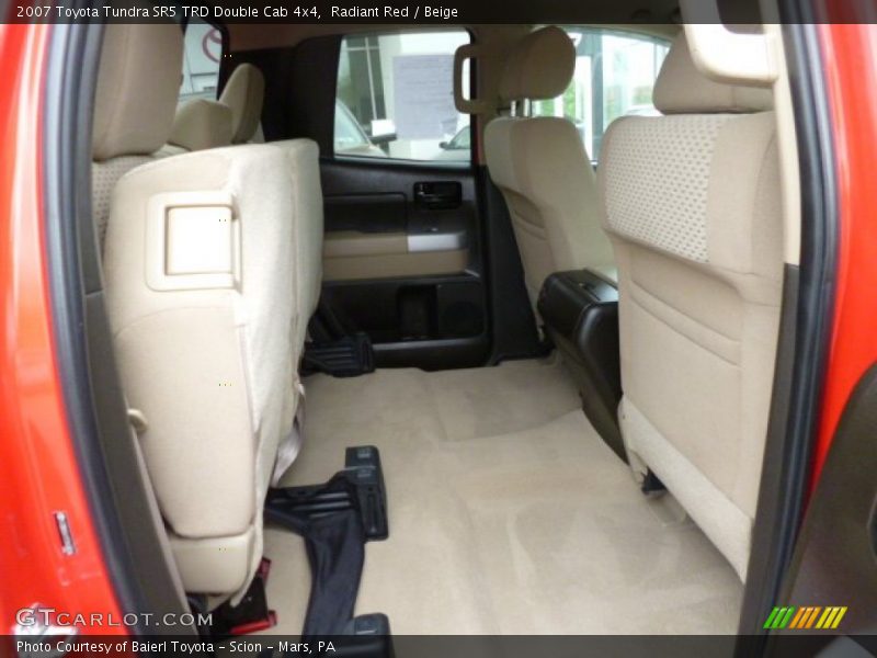 Radiant Red / Beige 2007 Toyota Tundra SR5 TRD Double Cab 4x4