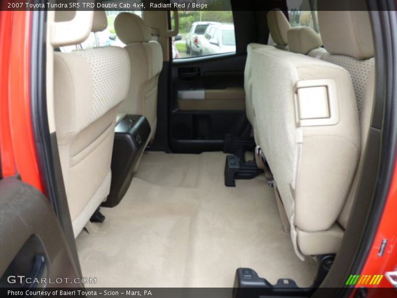 Radiant Red / Beige 2007 Toyota Tundra SR5 TRD Double Cab 4x4