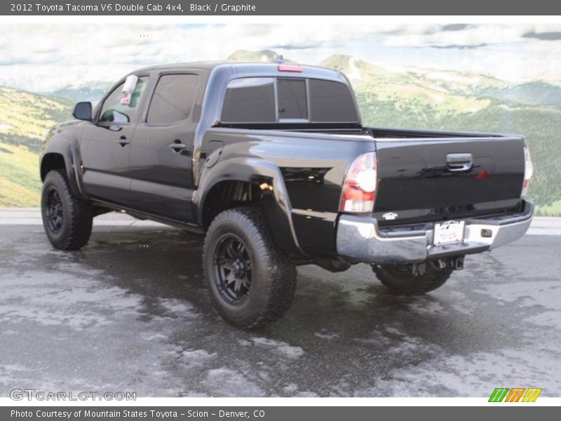 Black / Graphite 2012 Toyota Tacoma V6 Double Cab 4x4