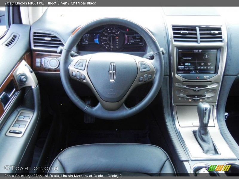 Ingot Silver / Charcoal Black 2013 Lincoln MKX FWD