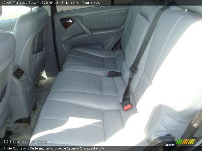 Brilliant Silver Metallic / Ash 2001 Mercedes-Benz ML 320 4Matic
