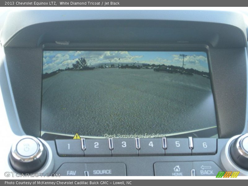 White Diamond Tricoat / Jet Black 2013 Chevrolet Equinox LTZ