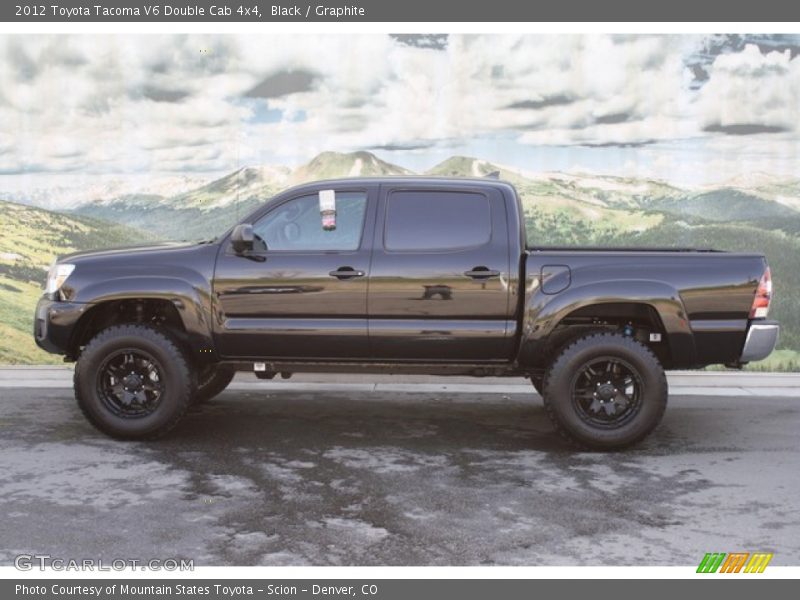 Black / Graphite 2012 Toyota Tacoma V6 Double Cab 4x4