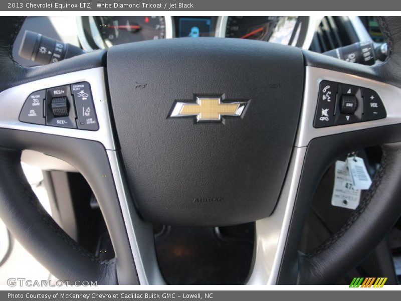 White Diamond Tricoat / Jet Black 2013 Chevrolet Equinox LTZ