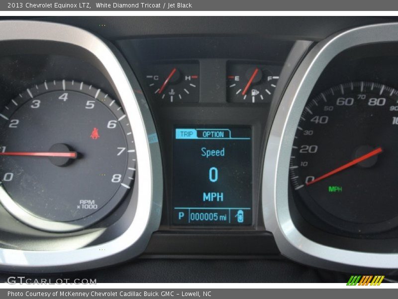White Diamond Tricoat / Jet Black 2013 Chevrolet Equinox LTZ