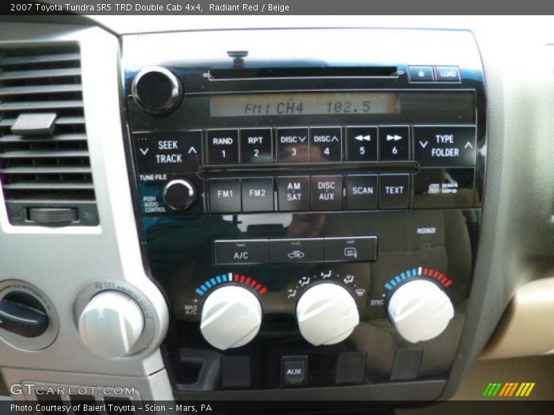 Radiant Red / Beige 2007 Toyota Tundra SR5 TRD Double Cab 4x4