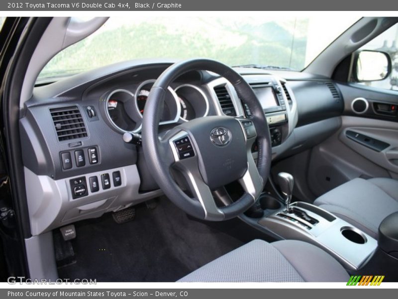 Black / Graphite 2012 Toyota Tacoma V6 Double Cab 4x4