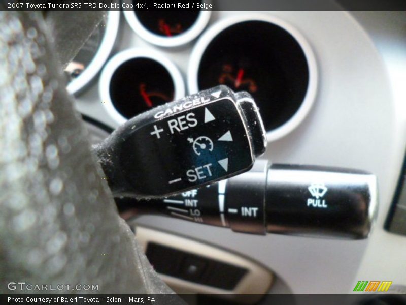 Radiant Red / Beige 2007 Toyota Tundra SR5 TRD Double Cab 4x4