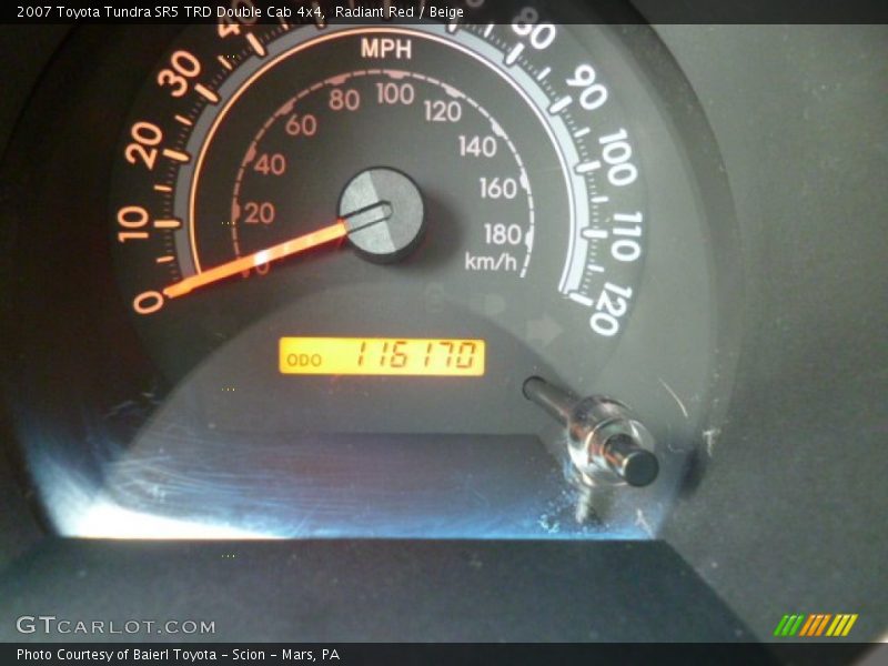 Radiant Red / Beige 2007 Toyota Tundra SR5 TRD Double Cab 4x4
