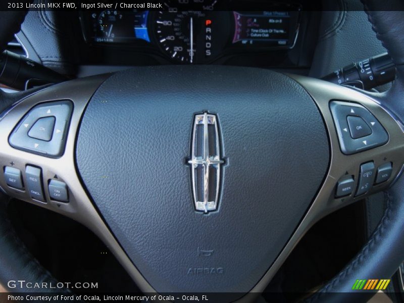 Ingot Silver / Charcoal Black 2013 Lincoln MKX FWD