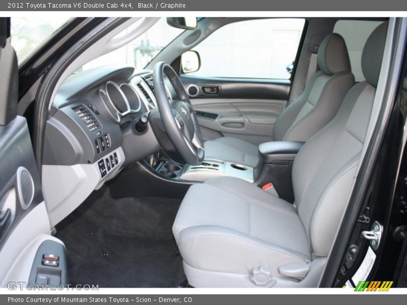 Black / Graphite 2012 Toyota Tacoma V6 Double Cab 4x4