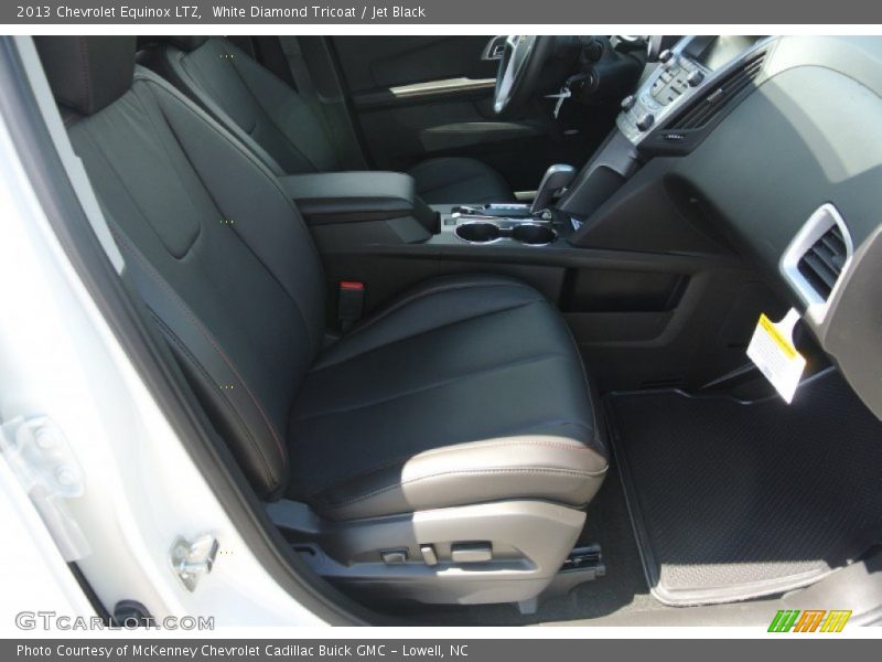 White Diamond Tricoat / Jet Black 2013 Chevrolet Equinox LTZ