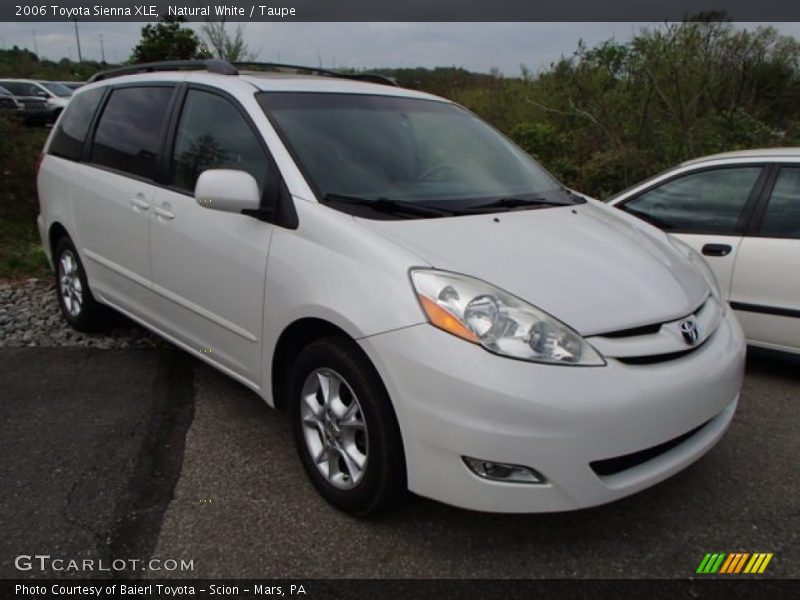 Natural White / Taupe 2006 Toyota Sienna XLE