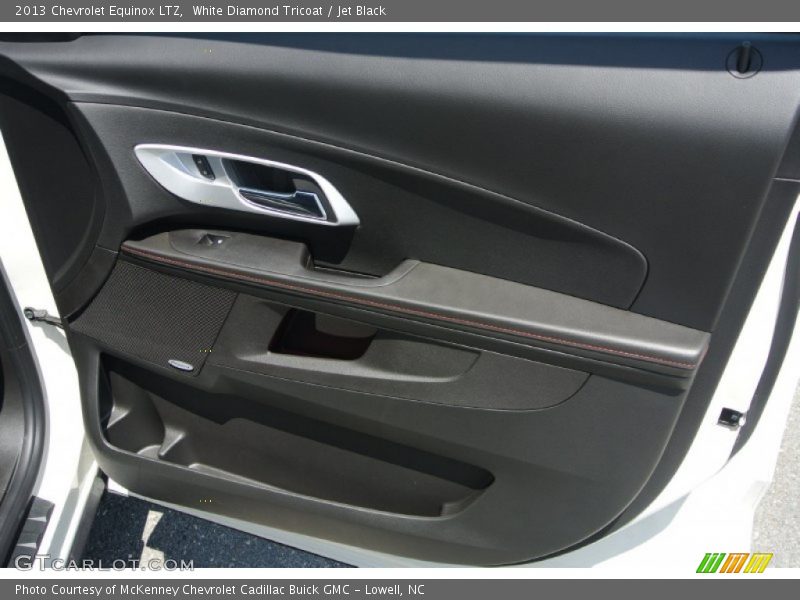 White Diamond Tricoat / Jet Black 2013 Chevrolet Equinox LTZ