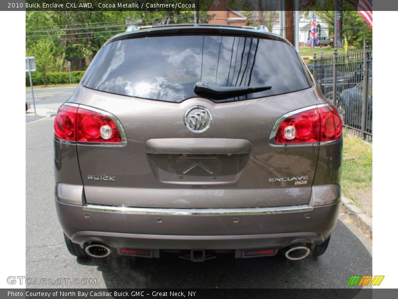 Cocoa Metallic / Cashmere/Cocoa 2010 Buick Enclave CXL AWD