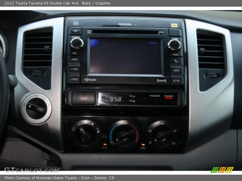 Black / Graphite 2012 Toyota Tacoma V6 Double Cab 4x4