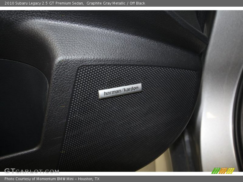 Graphite Gray Metallic / Off Black 2010 Subaru Legacy 2.5 GT Premium Sedan