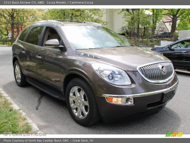 Cocoa Metallic / Cashmere/Cocoa 2010 Buick Enclave CXL AWD