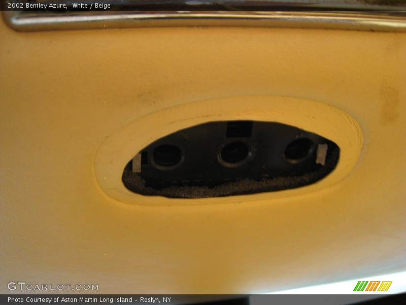 White / Beige 2002 Bentley Azure