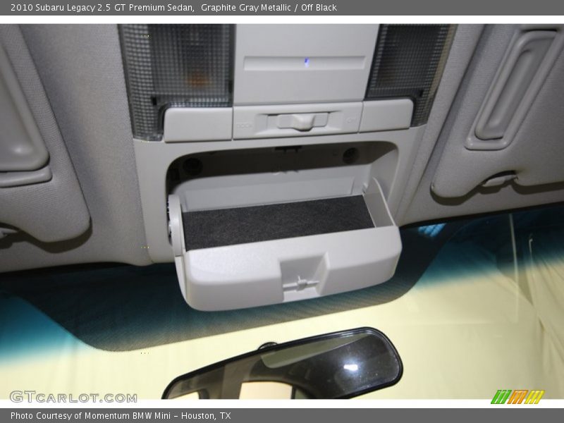 Graphite Gray Metallic / Off Black 2010 Subaru Legacy 2.5 GT Premium Sedan
