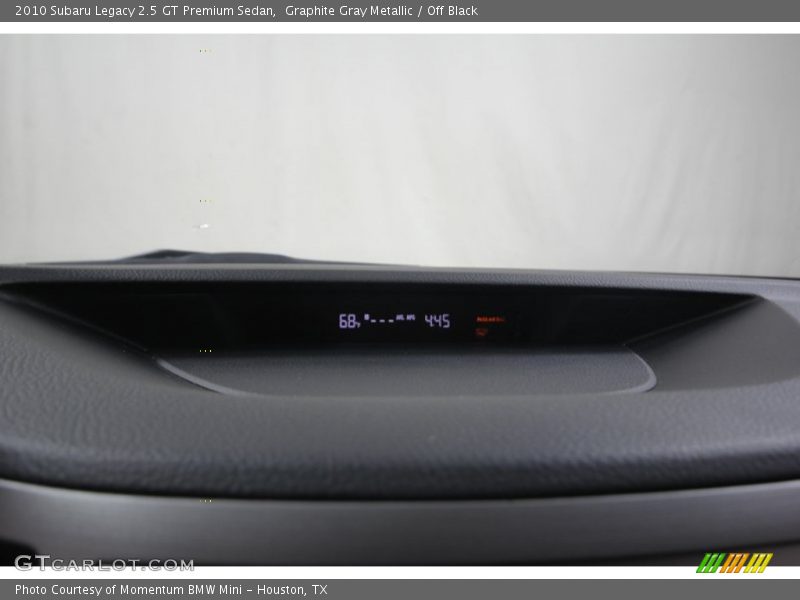 Graphite Gray Metallic / Off Black 2010 Subaru Legacy 2.5 GT Premium Sedan