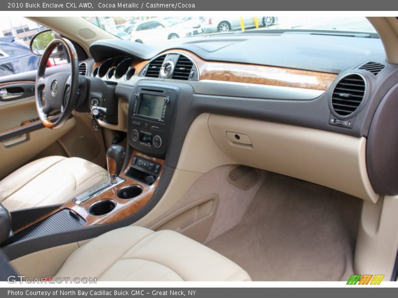 Cocoa Metallic / Cashmere/Cocoa 2010 Buick Enclave CXL AWD