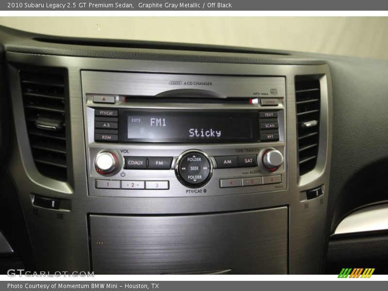 Graphite Gray Metallic / Off Black 2010 Subaru Legacy 2.5 GT Premium Sedan