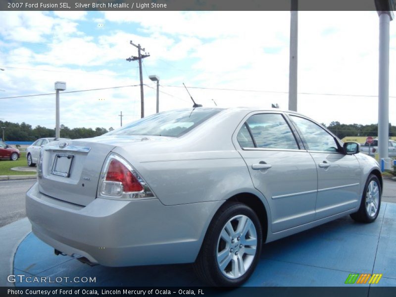 Silver Birch Metallic / Light Stone 2007 Ford Fusion SEL