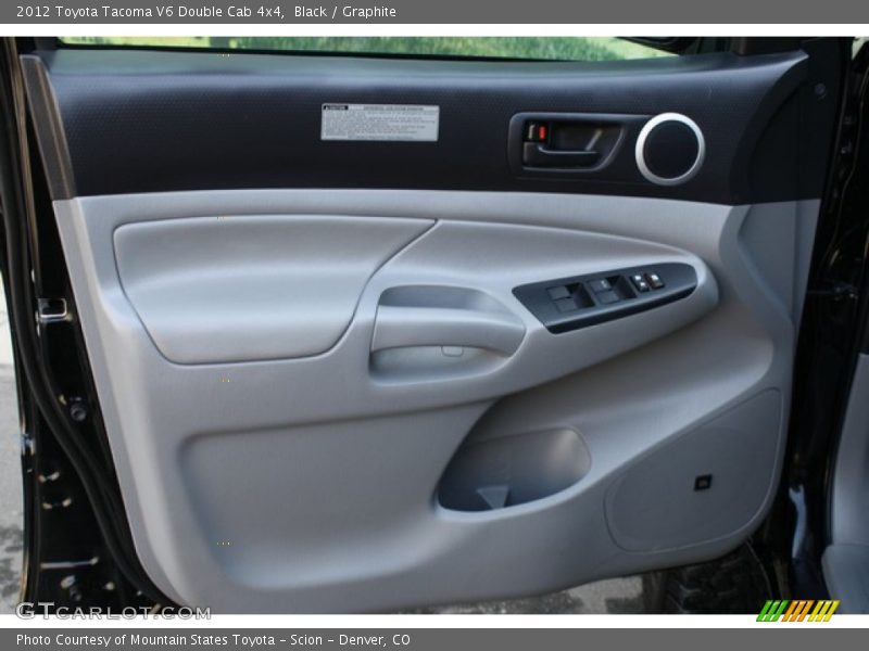 Black / Graphite 2012 Toyota Tacoma V6 Double Cab 4x4