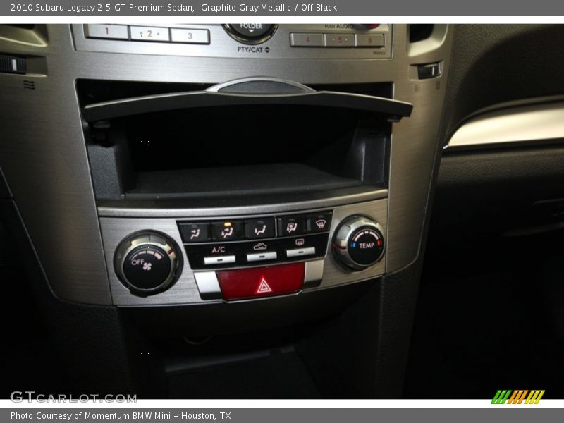 Graphite Gray Metallic / Off Black 2010 Subaru Legacy 2.5 GT Premium Sedan