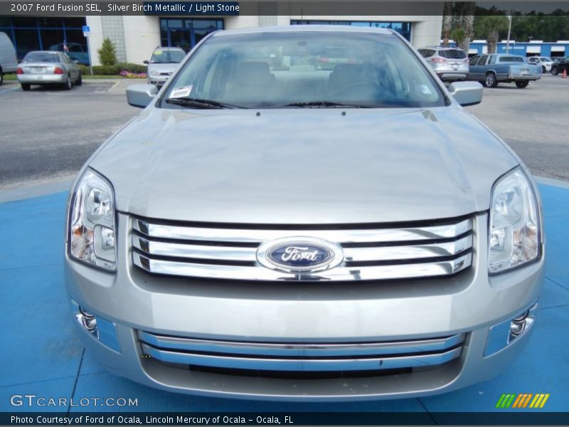 Silver Birch Metallic / Light Stone 2007 Ford Fusion SEL