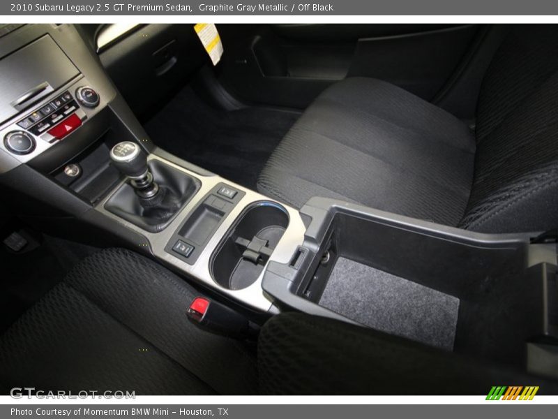 Graphite Gray Metallic / Off Black 2010 Subaru Legacy 2.5 GT Premium Sedan