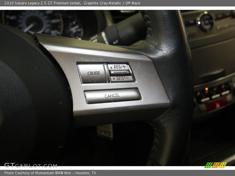 Graphite Gray Metallic / Off Black 2010 Subaru Legacy 2.5 GT Premium Sedan