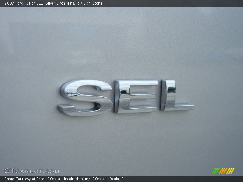 Silver Birch Metallic / Light Stone 2007 Ford Fusion SEL