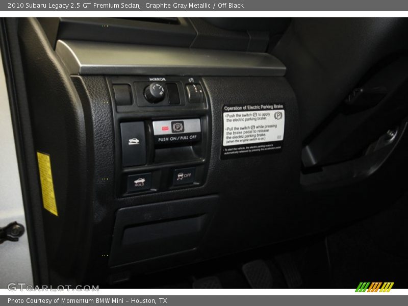 Graphite Gray Metallic / Off Black 2010 Subaru Legacy 2.5 GT Premium Sedan