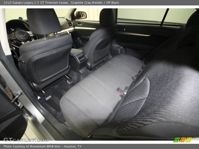 Graphite Gray Metallic / Off Black 2010 Subaru Legacy 2.5 GT Premium Sedan