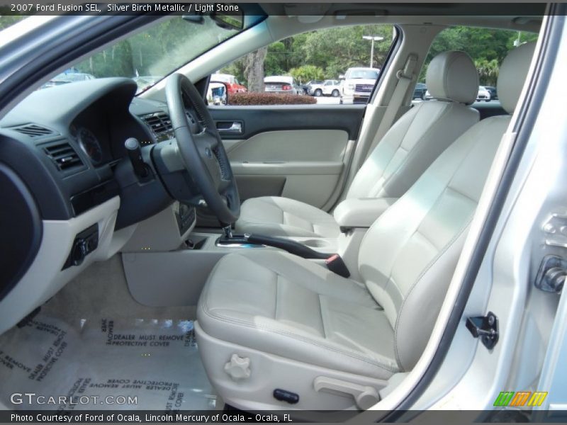 Silver Birch Metallic / Light Stone 2007 Ford Fusion SEL