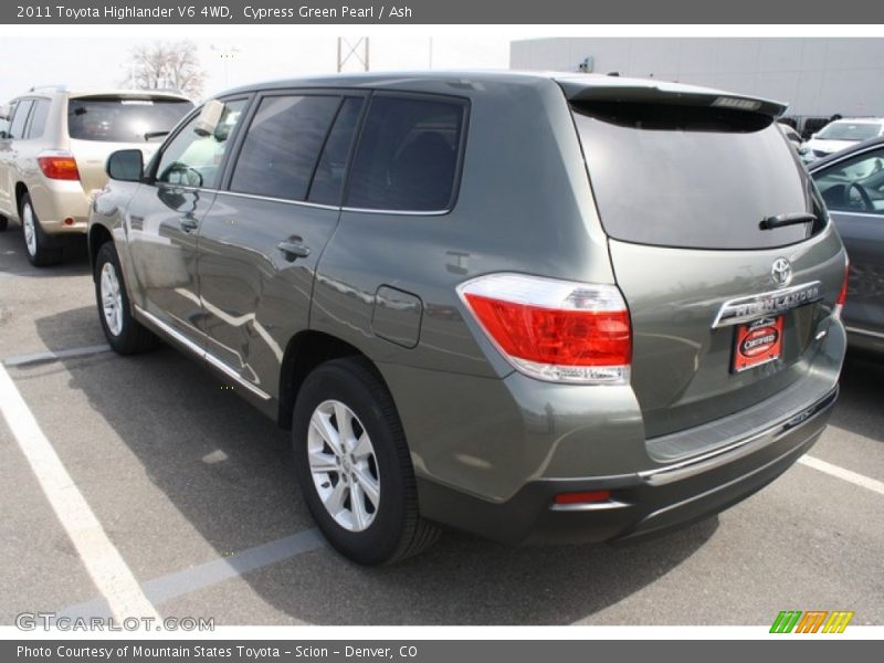 Cypress Green Pearl / Ash 2011 Toyota Highlander V6 4WD