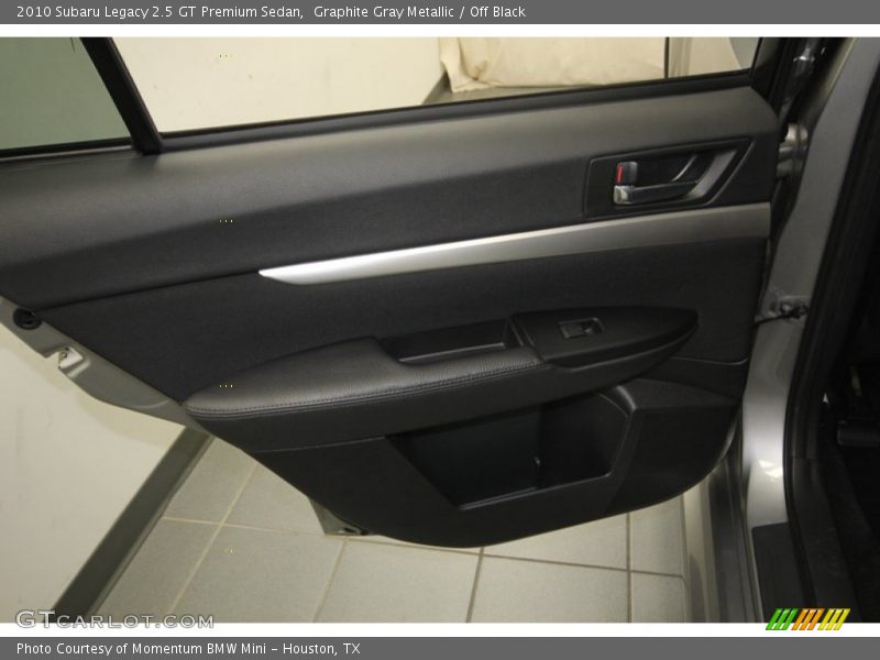 Graphite Gray Metallic / Off Black 2010 Subaru Legacy 2.5 GT Premium Sedan