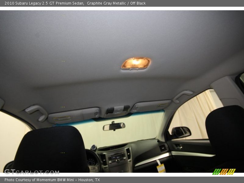 Graphite Gray Metallic / Off Black 2010 Subaru Legacy 2.5 GT Premium Sedan