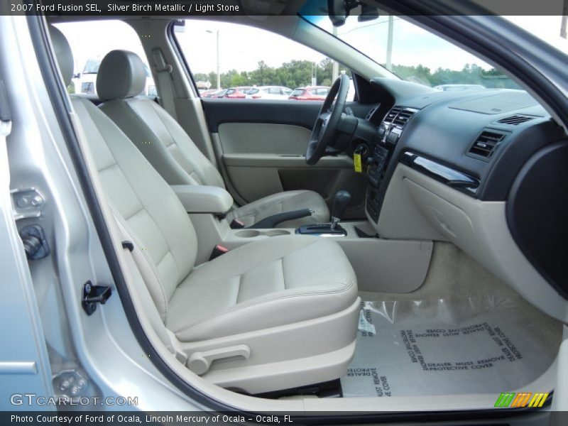 Silver Birch Metallic / Light Stone 2007 Ford Fusion SEL