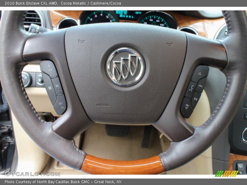 Cocoa Metallic / Cashmere/Cocoa 2010 Buick Enclave CXL AWD
