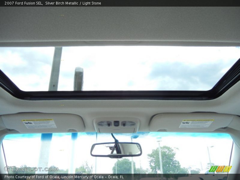 Silver Birch Metallic / Light Stone 2007 Ford Fusion SEL