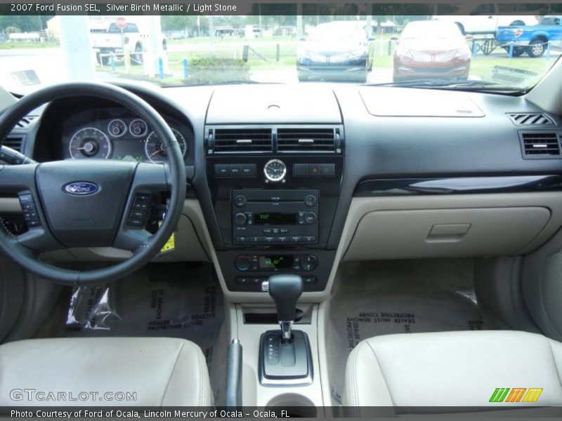 Silver Birch Metallic / Light Stone 2007 Ford Fusion SEL
